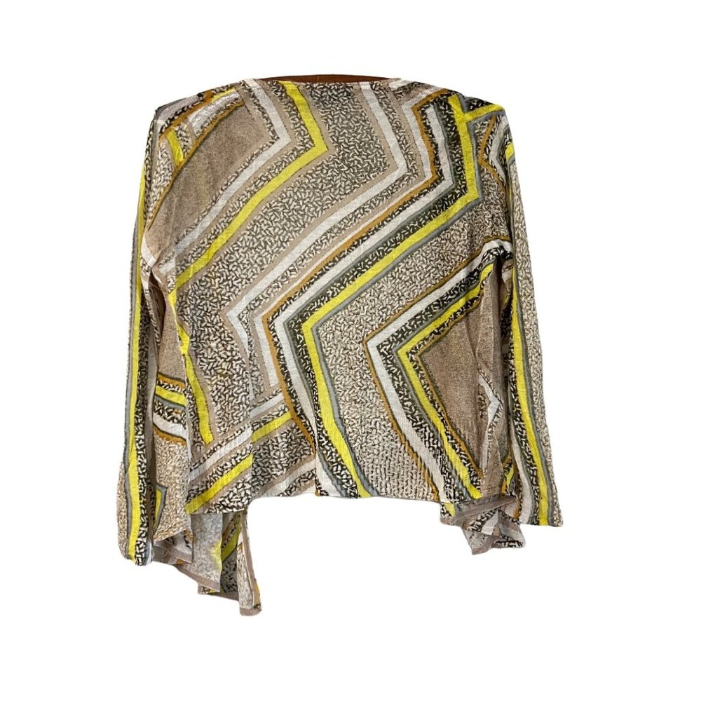 Nic Zoe Multicolor Multipattern Linen Blend Water… - image 6